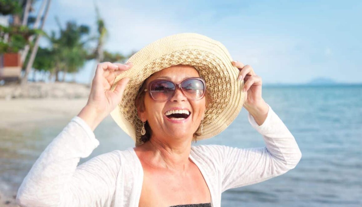 Happy Woman at the Beach